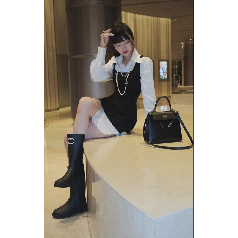 Set váy sơ mi 2 chi tiết luxury