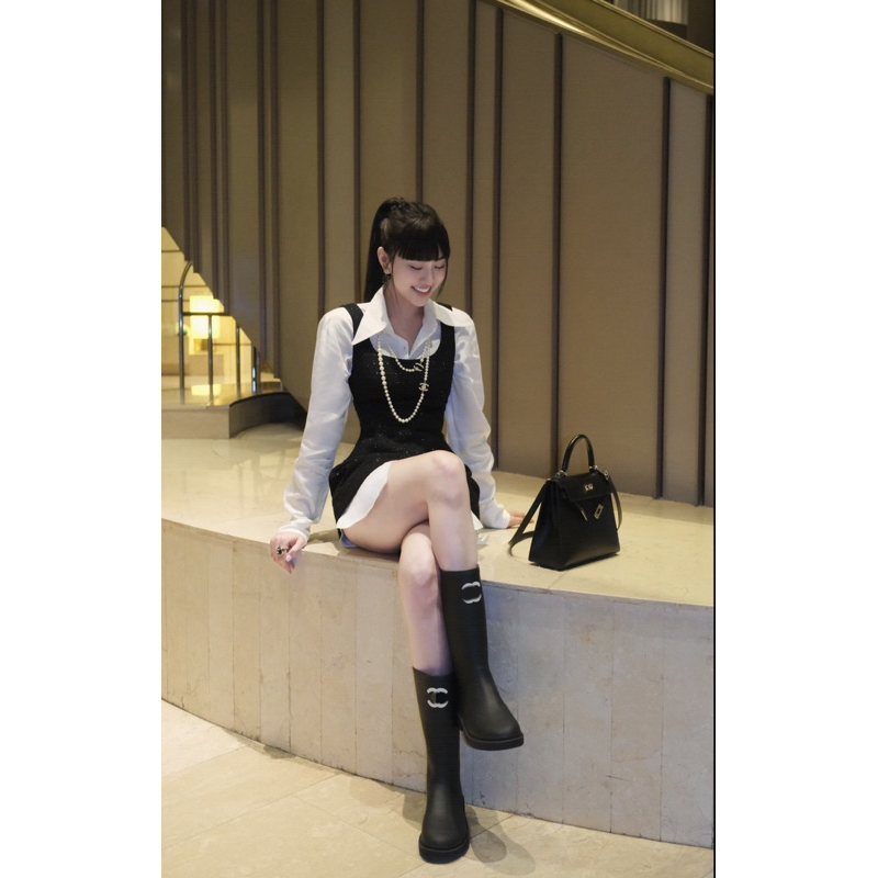 Set váy sơ mi 2 chi tiết luxury