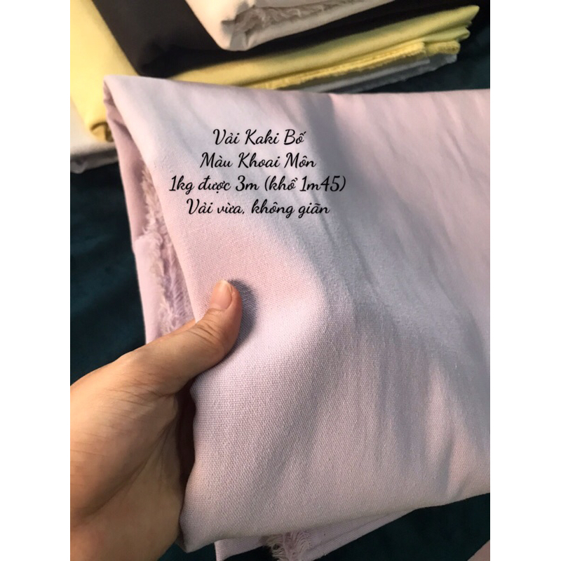 Vải Bố Canvas - nhiều Màu