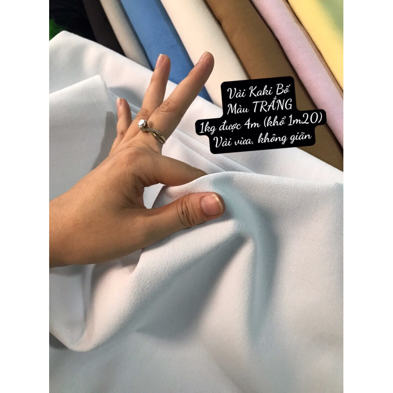 Vải Bố Canvas - nhiều Màu