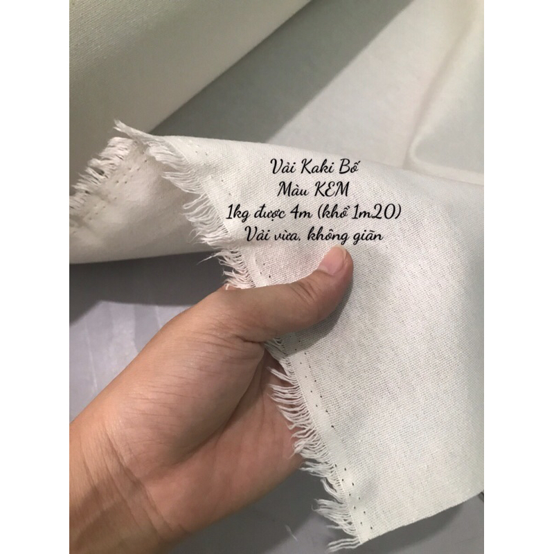 Vải Bố Canvas - nhiều Màu