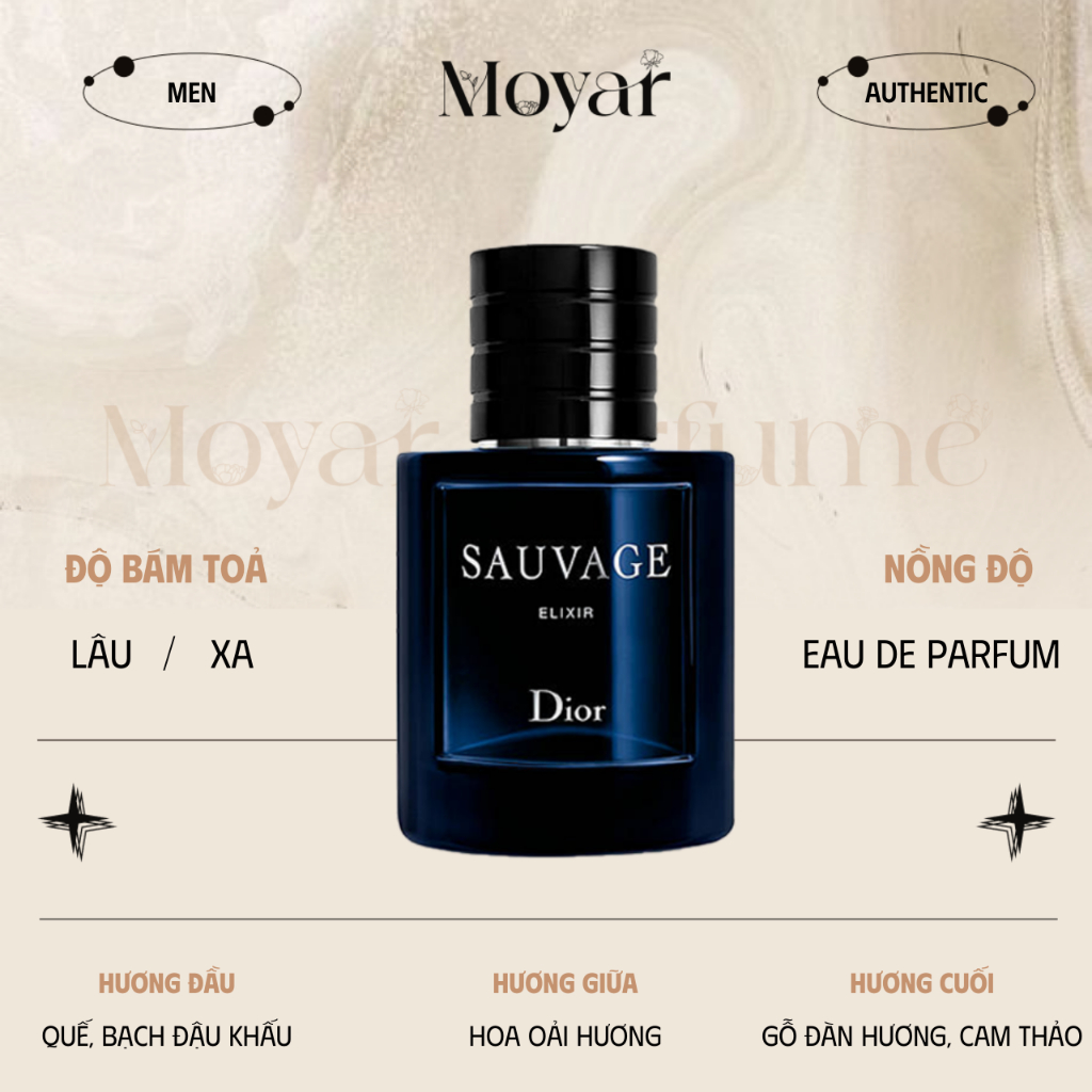 2ml | 5ml Sauvage Elixir - Dior - | Nước hoa nam | Moyar Perfume