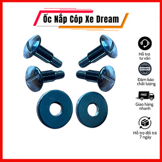 Ốc bắt cốp, Ốc Nắp Cóp Xe Dream có lông đền tặng kèm
