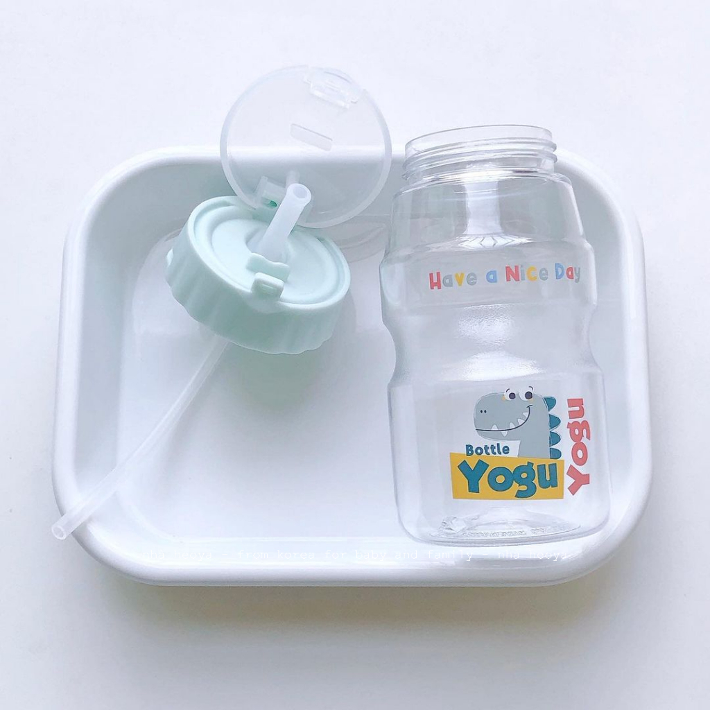 BÌNH NƯỚC YOGU YOGU KOMAX 460ML CÓ ỐNG HÚT DÀNH CHO BÉ
