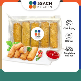 Chả Giò Tôm Thịt Chiên Sẵn 3Sach Kitchen (Phần 5 Cuốn)
