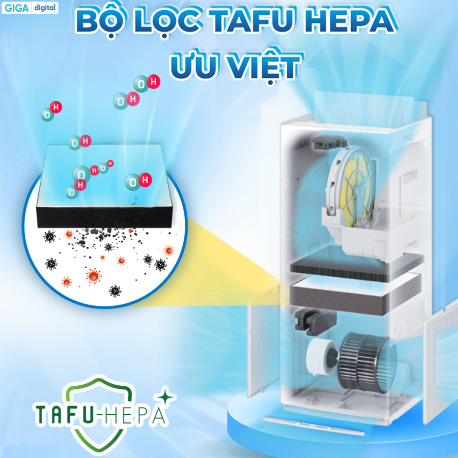 Máy lọc không khí và tạo ẩm Daikin Twin Streamer MCK70ZVM7-T  - Màu Nâu - BH 12 Tháng - Chính Hãng