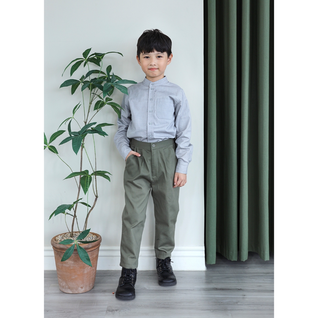 Quần kaki dài _ Xanh quân đội
