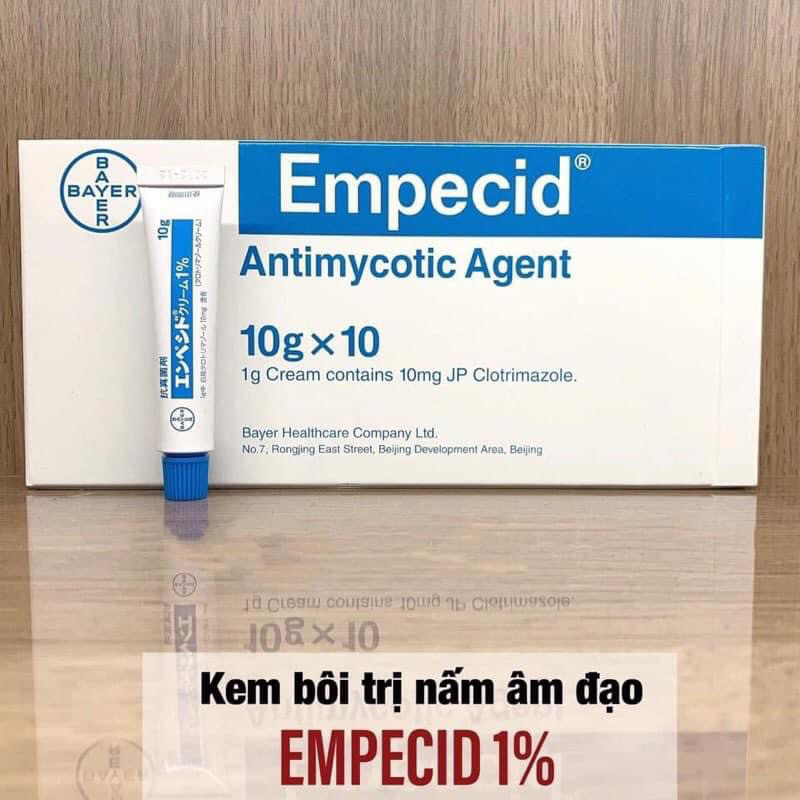Viên đặt - Kem bôi PK Elcido 100mg của Nhật Bản vỉ 10 viên, hỗ trợ cải thiện nấm Candida