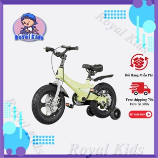 Xe đạp trẻ em Qntule có đèn Xe đạp cho bé nam kiểu dáng thể thao vành đúc  phanh đĩa Size 14/16/18inh