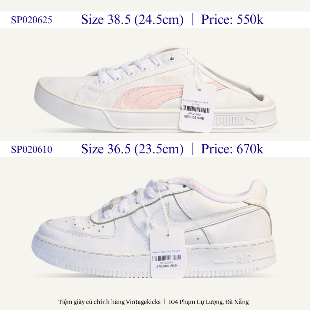 Giày 2hand thể thao Vintagekicks