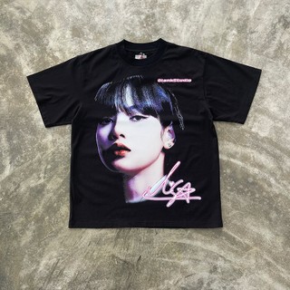 BLANK | BLACK PINK TEE - UNISEX Đen cổ tròn