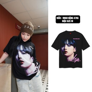 BLANK | BLACK PINK TEE - UNISEX Đen cổ tròn