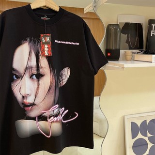 BLANK | BLACK PINK TEE - UNISEX Đen cổ tròn