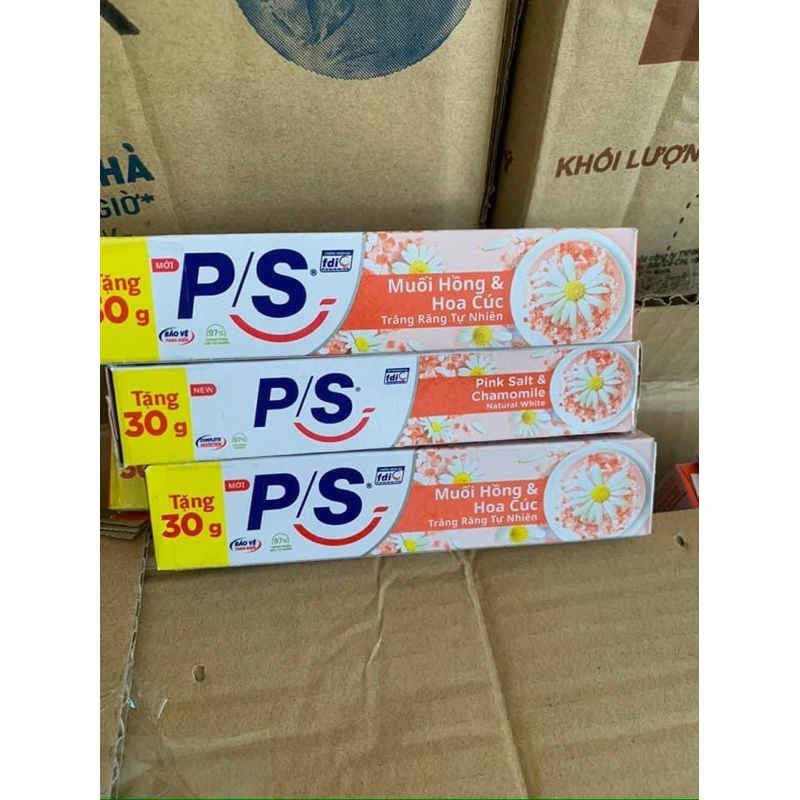 Kem đánh răng PS than hoạt tính 30g, 80g date mới