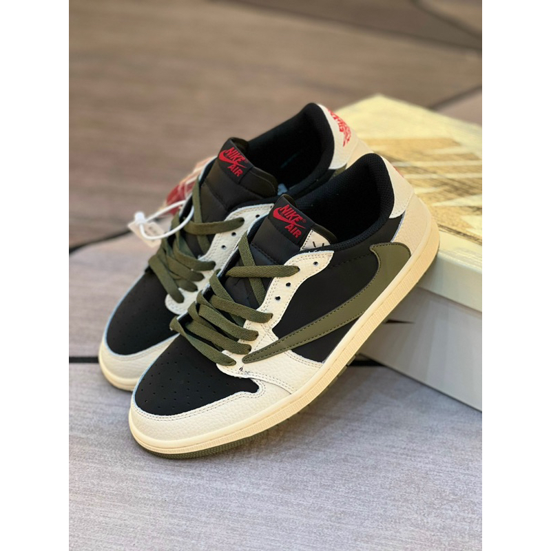 Giày sneaker Jo.rdan Travis đen thấp( giá chưa kèm box bảo vệ )