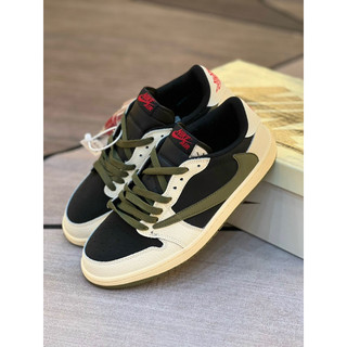 Giày sneaker Jo.rdan Travis đen thấp