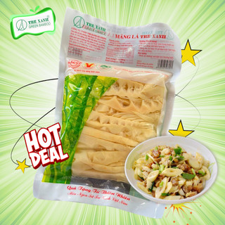 Măng lá xé búp tre xanh an thịnh 500g - măng sạch búp non thái sợi