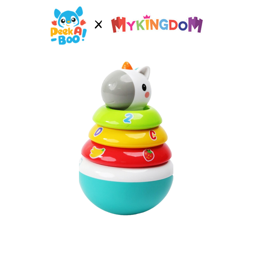 Đồ Chơi Giáo Dục PEEK A BOO Lật Đật Thả Vòng 3136