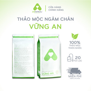 Thảo mộc ngâm chân Vững An ANHERBAL túi lọc giảm đau khớp, ngủ ngon, hỗ trợ xương khớp