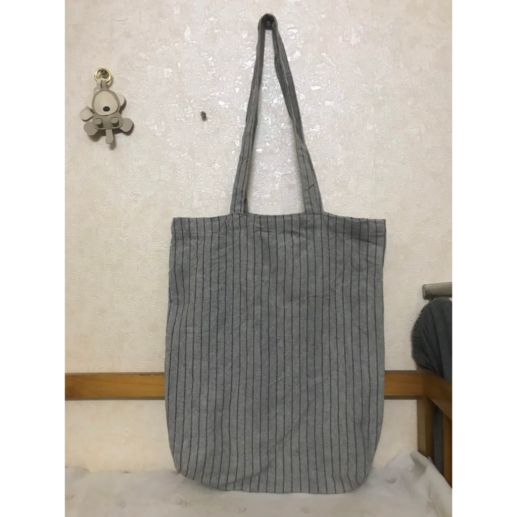 Túi tote kẻ sọc