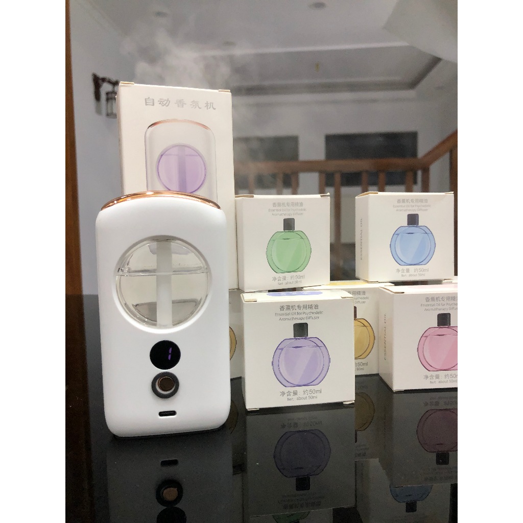 Máy tạo độ ẩm tự động thông minh tạo hương thơm máy vệ sinh khử mùi hương liệu máy khuếch tán tinh dầu_ BC11