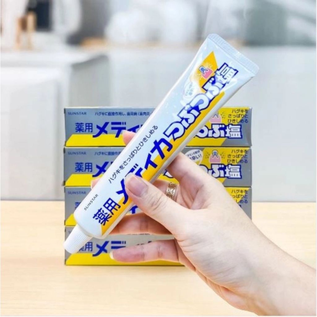 Kem đánh răng muối Sunstar giúp bảo vệ nướu hỗ trợ làm trắng răng và hơi thở thơm mát 170g - Bahachiha