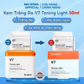 Kem Dưỡng Trắng Da Và Tái Tạo Da V7 Toning Light Dr.jart+ Hàn Quốc 50ml Giúp Da Trắng Sáng & Giảm Thâm Nám