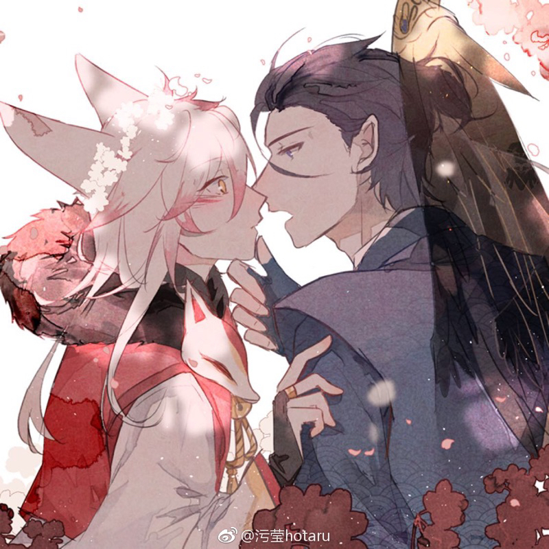 Tranh ảnh doujinshi đồng nhân couple Cẩu Cáo Âm Dương Sư