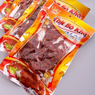 Gói 55g khô bò, bò khô xé sợi thơm ngon cay giòn, khô bò xé sợi 100% từ thịt bò tươi loại 1-kbg