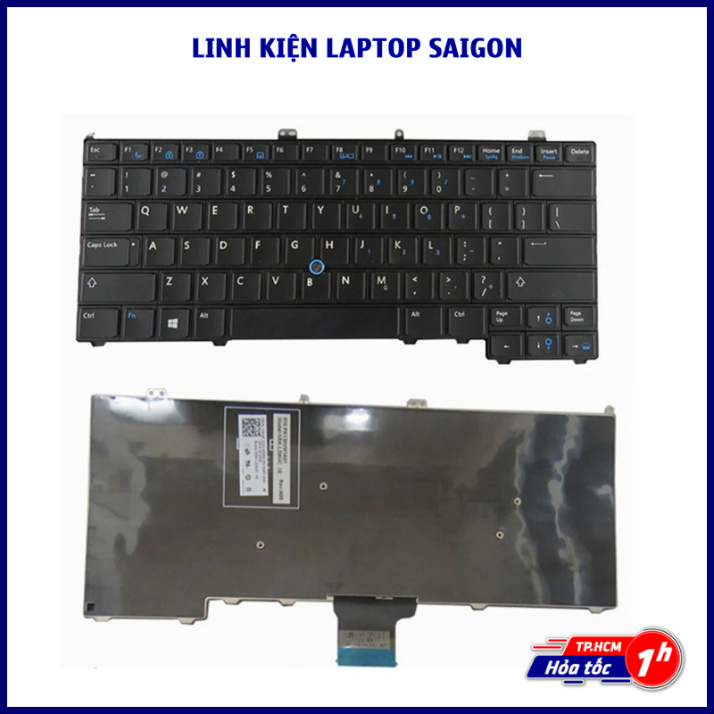 Bàn phím Laptop Dell Latitude 12 7000 E7240 E7420 E7440 7420 7240 7440 Phím Dell Latitude 7000 7240 7420 7440 7440
