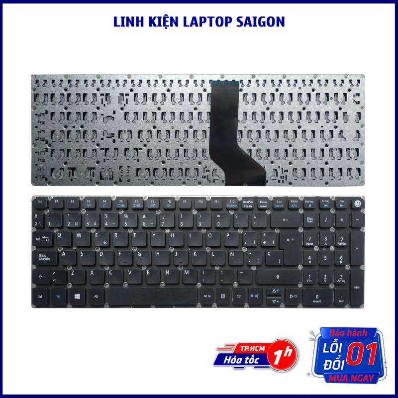 Phím Laptop Acer Aspire E5 573 574 575 576 722 F5 521 571 572 573 V5 591 V3 574 Acer 573 574 575 576 722 521 571 572 573