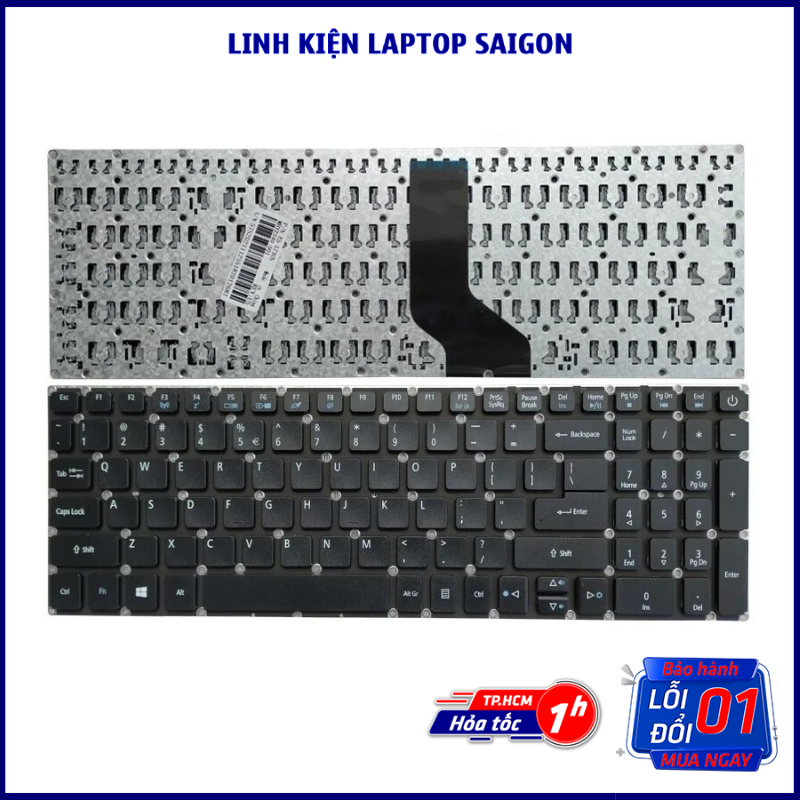 Phím Laptop Acer Aspire E5 573 574 575 576 722 F5 521 571 572 573 V5 591 V3 574 Acer 573 574 575 576 722 521 571 572 573