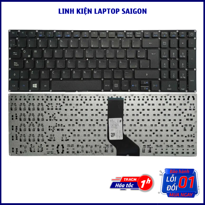 Phím Laptop Acer Aspire E5 573 574 575 576 722 F5 521 571 572 573 V5 591 V3 574 Acer 573 574 575 576 722 521 571 572 573
