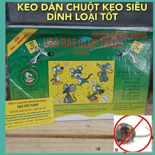 Free ship - Keo Dính Chuột Siêu Dính, Keo Bẫy Chuột, Bắt Chuột Diệt loại tốt Đại Thành