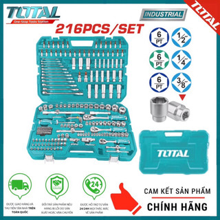 Bộ đồ nghề đa năng 216 chi tiết total thkthp22166