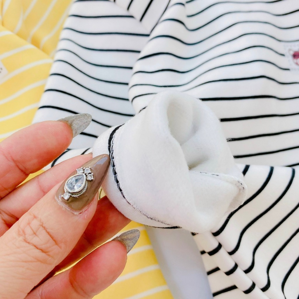 Áo nỉ lót lông cổ cao 3ph giữ nhiệt cho bé trai bé gái từ 7-17kg