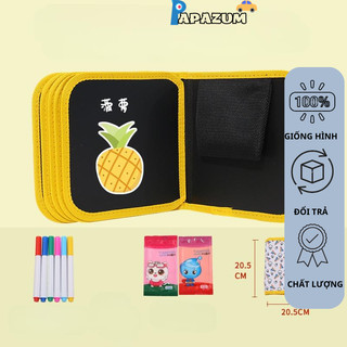 Bộ bảng vẽ cho bé bảng vẽ giáo dục cho bé tập vẽ tập viết PAPAZUM