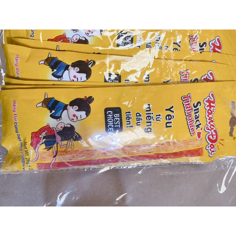 Sỉ bịch 30 gói snack que cay Hằng đại siêu ngon