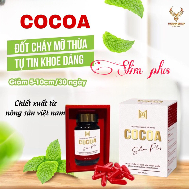 Giảm Cân Chính Hãng Cocoa plus bản mới nhất tiếng thái