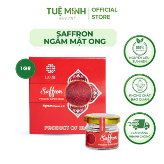  Saffron nhụy hoa nghệ tây IRan hàng nhập khẩu có đủ kiểm nghiệm  thương hiệu Lamie hộp 1gram. 