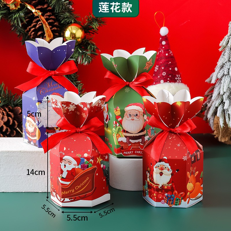 Hộp đựng quà noel giáng sinh mẫu mới 2024