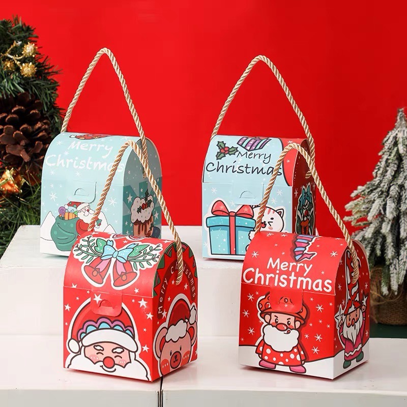 Hộp đựng quà noel giáng sinh mẫu mới 2024