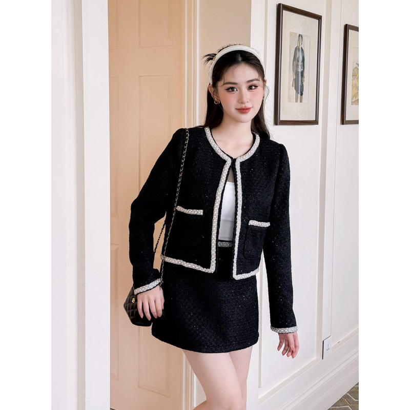 MIYEON TWEED JACKET - Set Áo khoác tweed thiết kế DTMBYTHAOMY