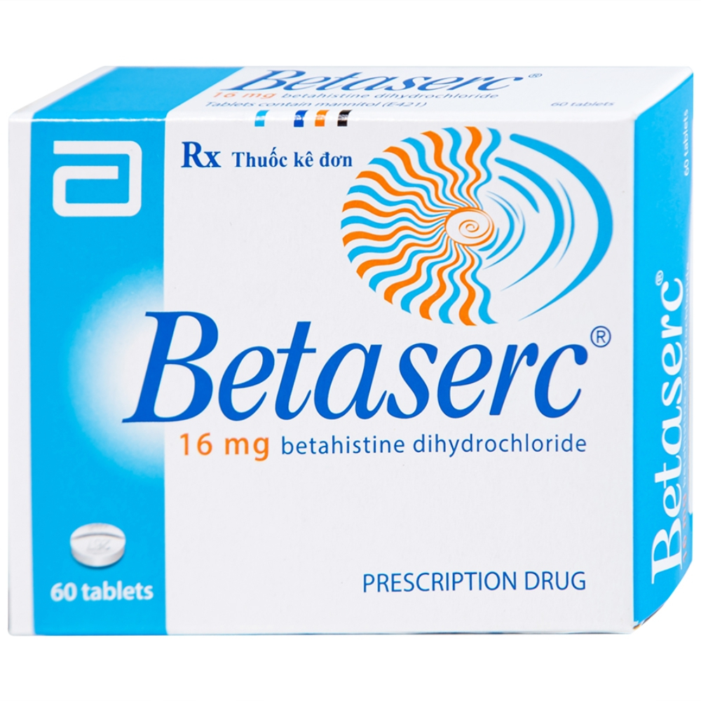 Betaserc 16mg, hết chóng mặt ù tai