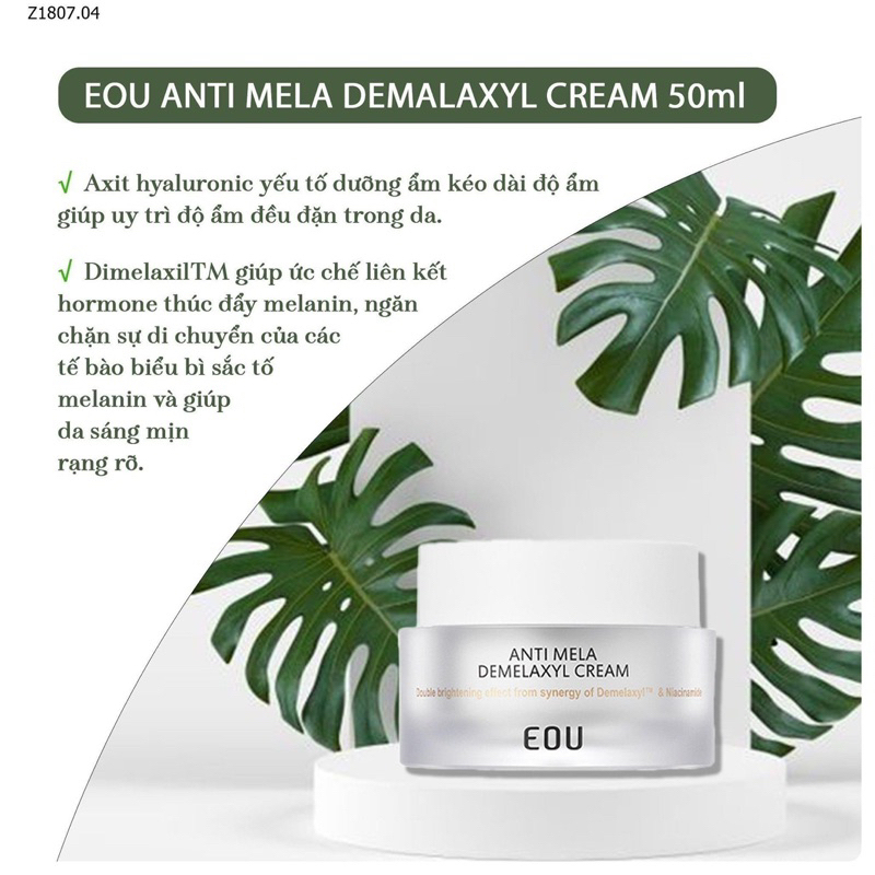 Kem Dưỡng Làm Sáng Da, Làm Đều Màu Da EOU Anti Mela Demalaxyl Cream 50ml