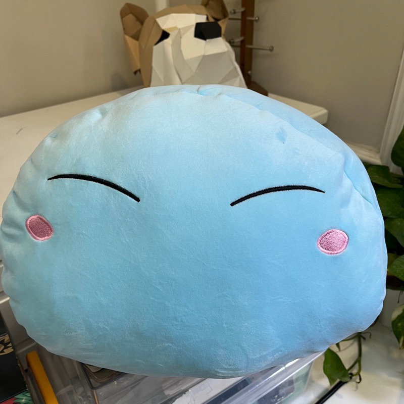 Gối ôm gấu bông Rimuru Tempest Slime Dumpling  co dãn 4 chiều 45cm dễ thương trang trí Tiệm đồ chơi Beocaz