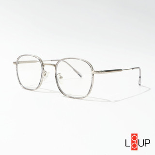 Gọng kính cận nam nữ mắt vuông kim loại cao cấp Liup Eyewear LU8634 nhận cắt mắt cận loạn viễn