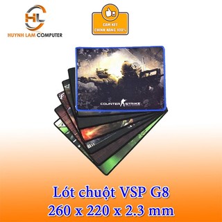 Tấm lót chuột G8 220*260*2.3 mm (Hình Ngẫu Nhiên) - Mouse Pad