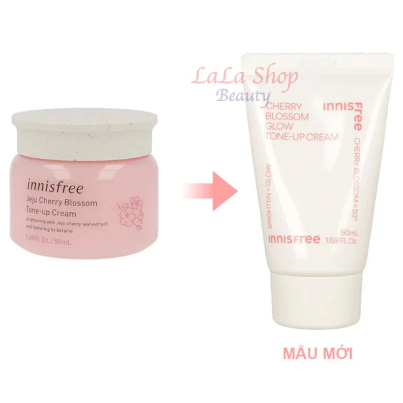 Kem Dưỡng Trắng Da Innisfree Jeju Cherry Blossom Tone Up Cream