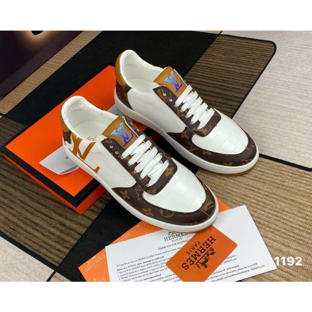 Giày thể thao nam LV Louis Vuitton, sneaker cao cấp full box